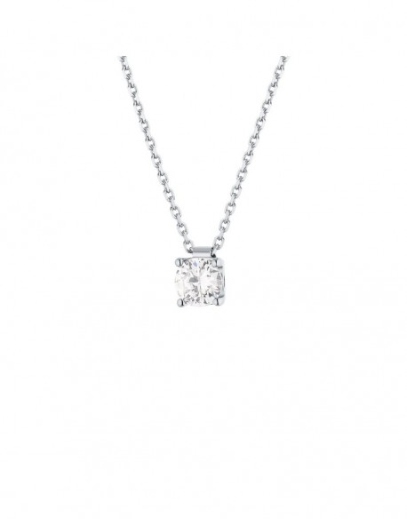 Collier "Carrie" 4 griffes 0,70 ct 2,90 gr